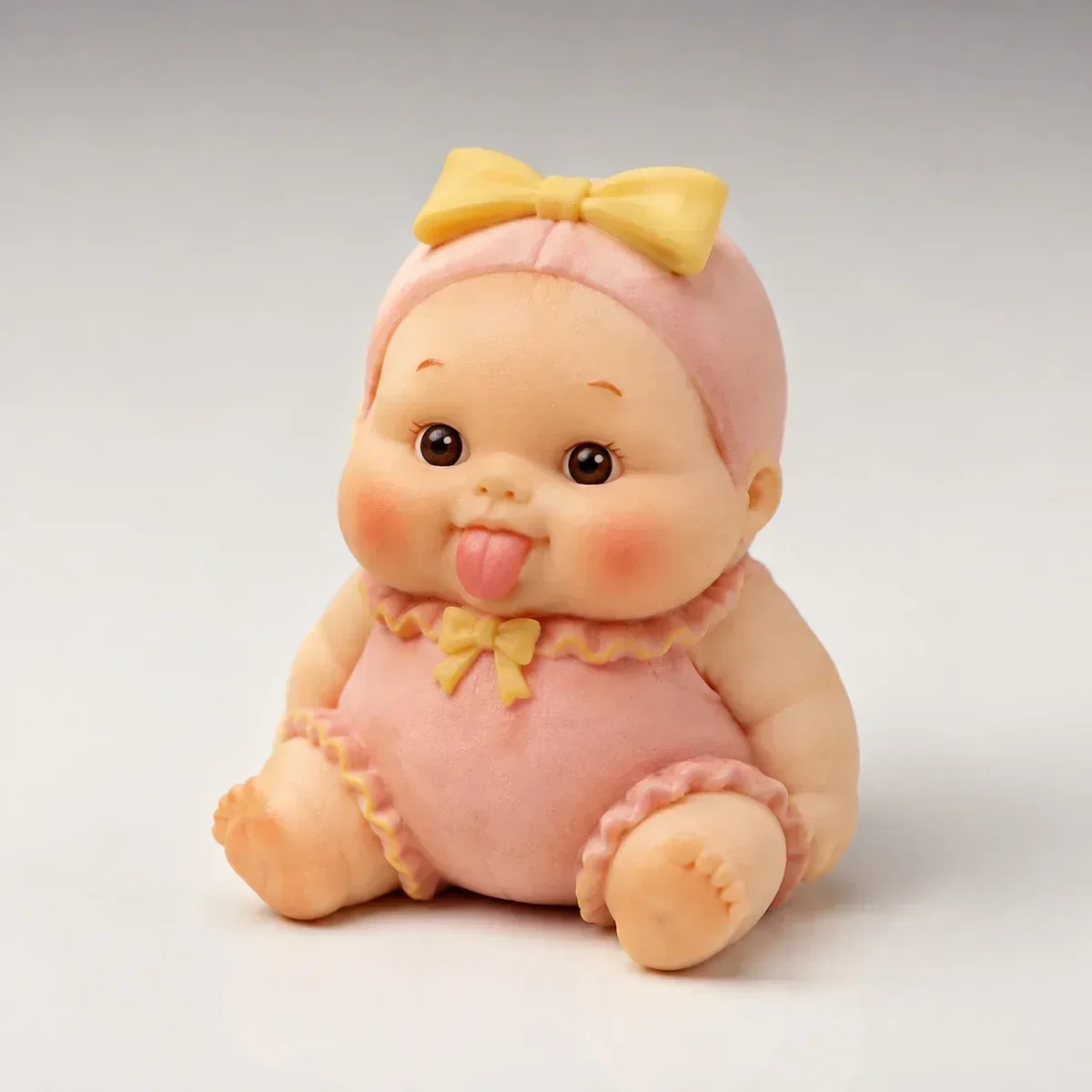 Baby Doll Squishy Goofy Chubby Novelty squishy — Slow-Rise PU Foam, Novelty Squishy family, wholesale from factory