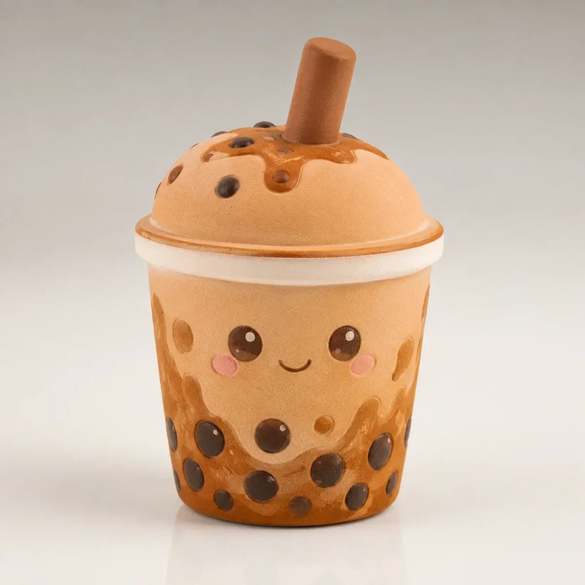 Brown Sugar Boba Slime Bubble Tea Slime squishy — Slow-Rise PU Foam, Food & Bakery Squishy family, wholesale from factory