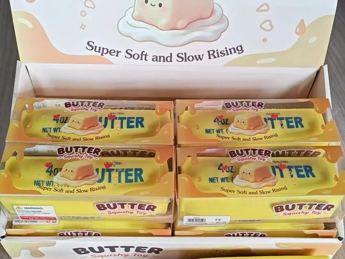 Butter & Cheese Squishy — wholesale squishy factory photo Butter & Cheese Squishy — wholesale squishy factory photo