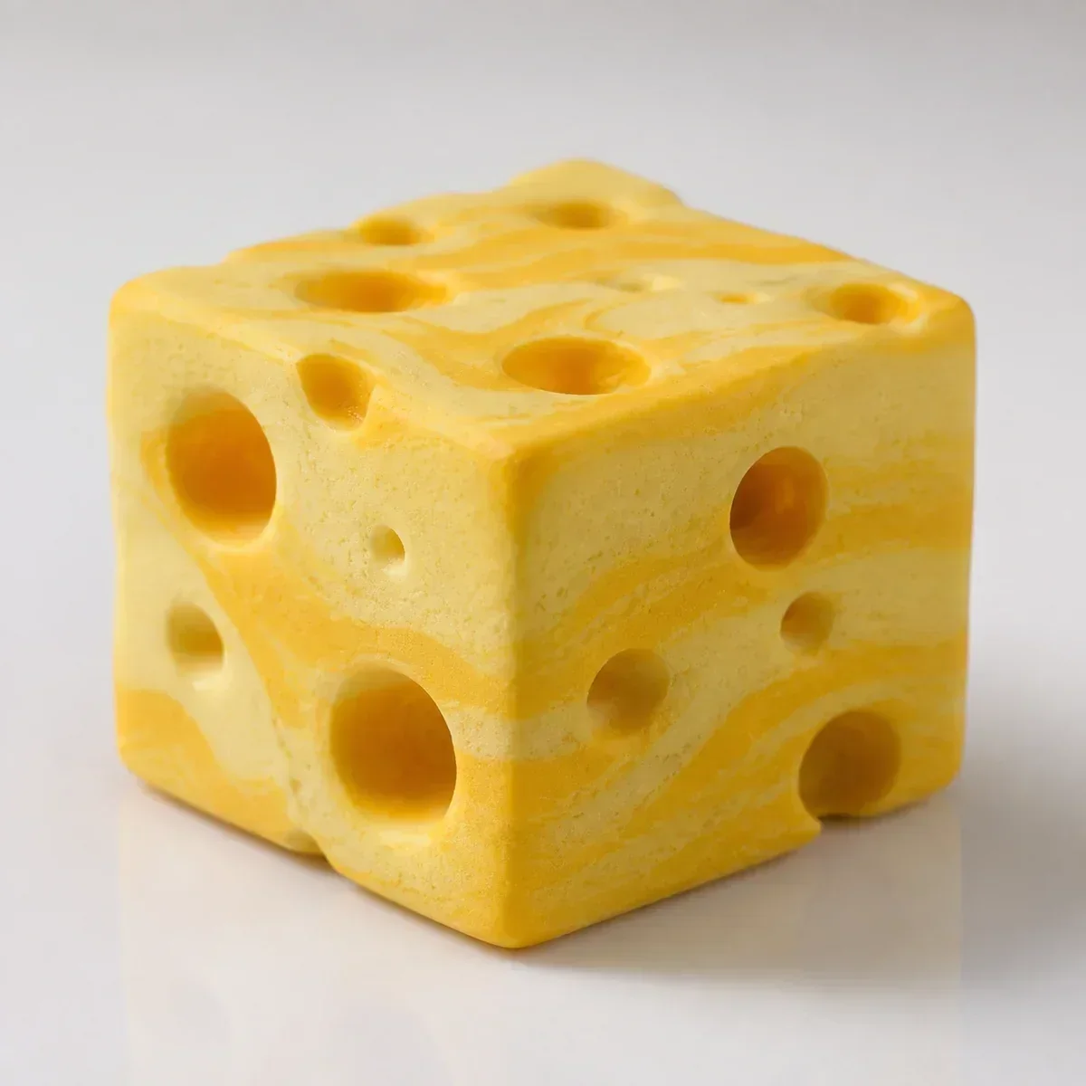Cheese Block Squishy Marble Swirl Squishy Cube squishy — Slow-Rise PU Foam, Butter & Cheese Squishy family, wholesale from factory