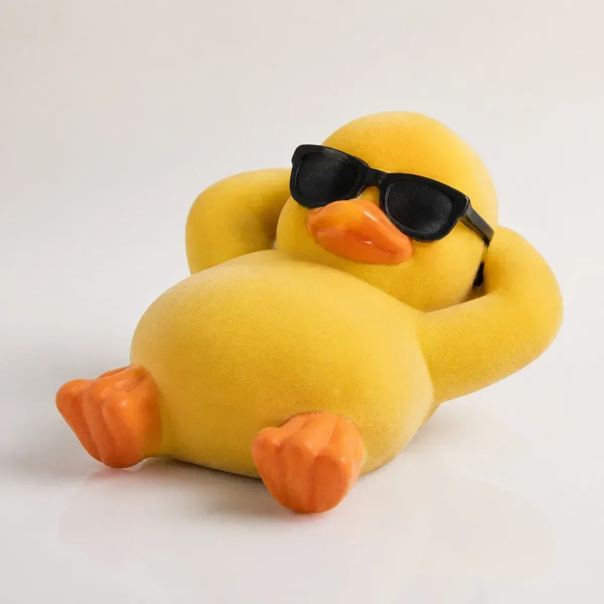 Chilling Duck squishy — Slow-Rise PU Foam, Animal Squishy family, wholesale from factory