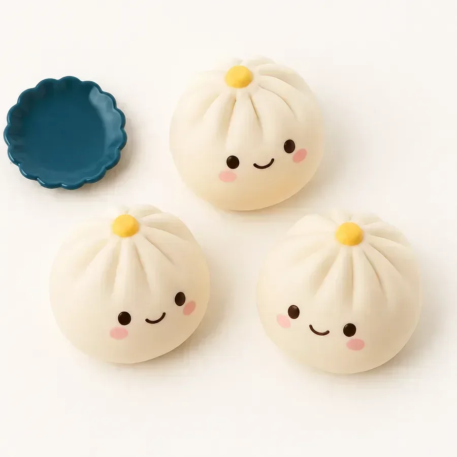 Dumpling Squishy — wholesale squishy factory photo