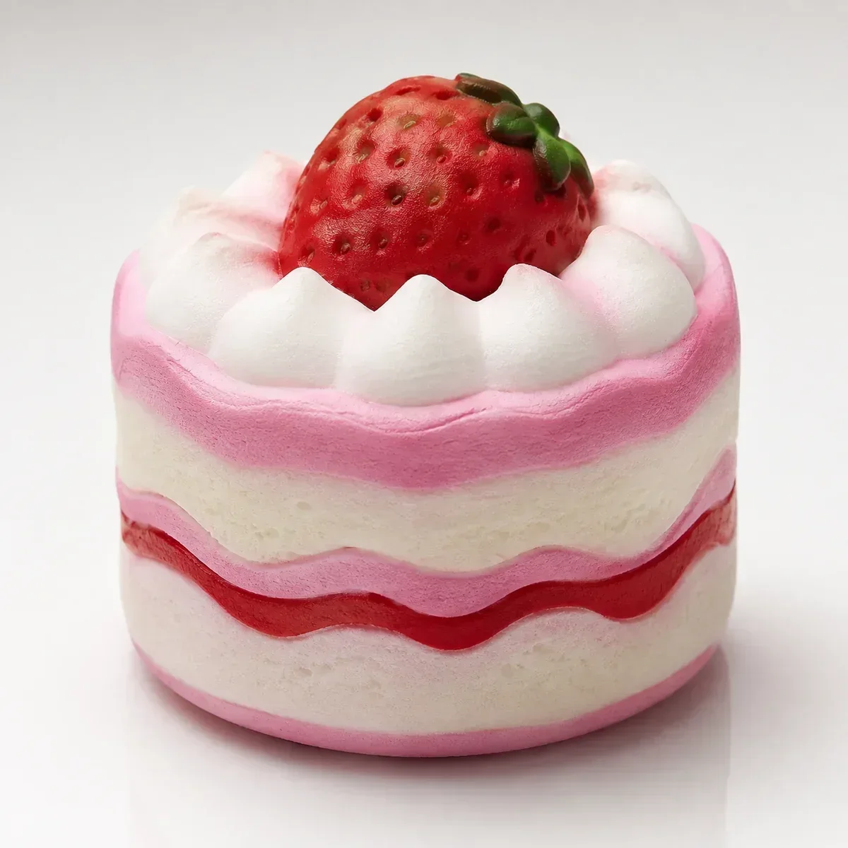 Strawberry Dessert squishy — Slow-Rise PU Foam, Fruit Squishy family, wholesale from factory