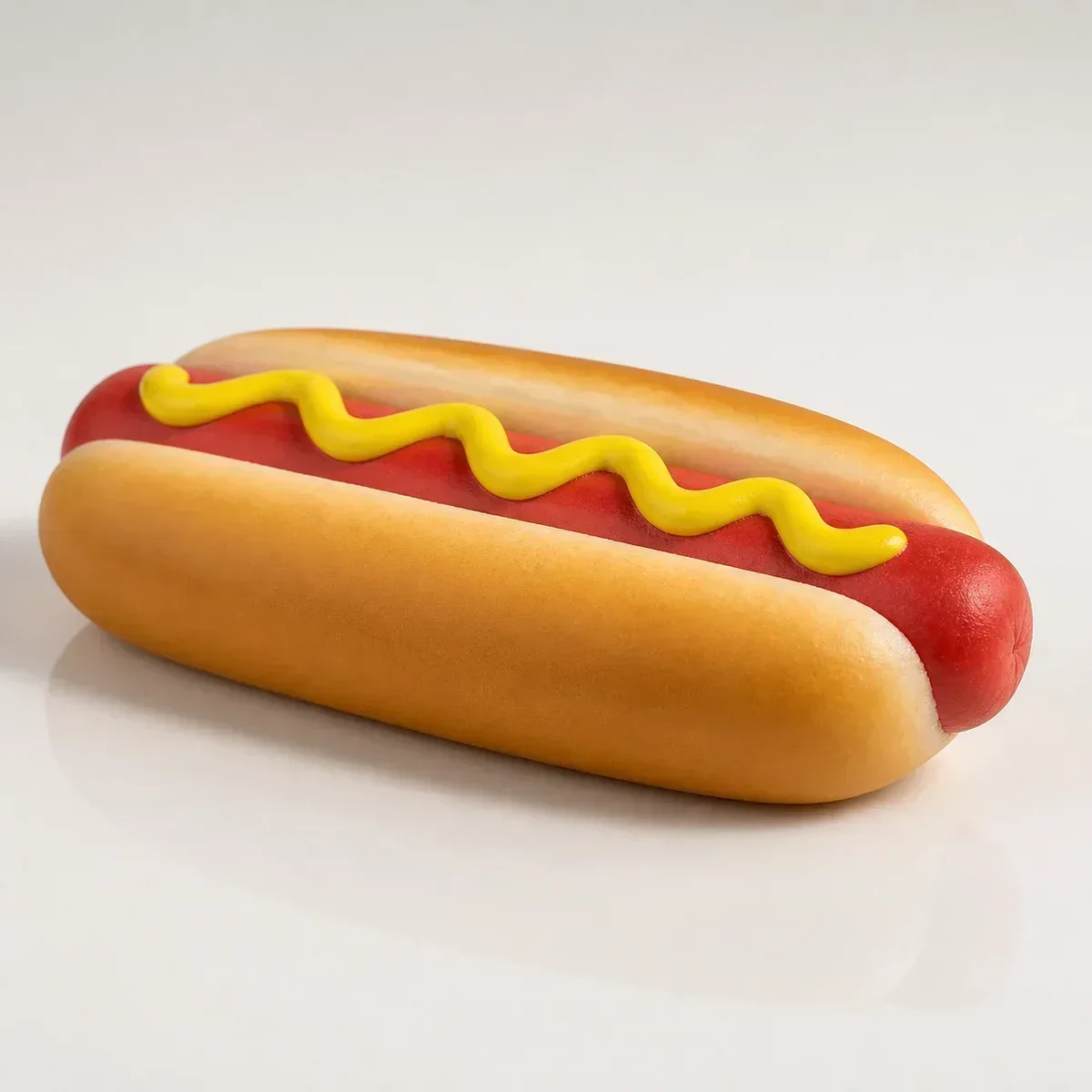Jumbo Hot Dog Giant squishy — Slow-Rise PU Foam, Food & Bakery Squishy family, wholesale from factory