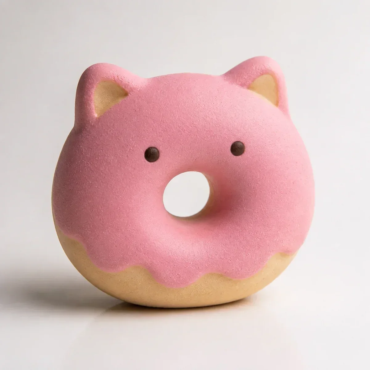 Kittty Donut squishy — Slow-Rise PU Foam, Food & Bakery Squishy family, wholesale from factory