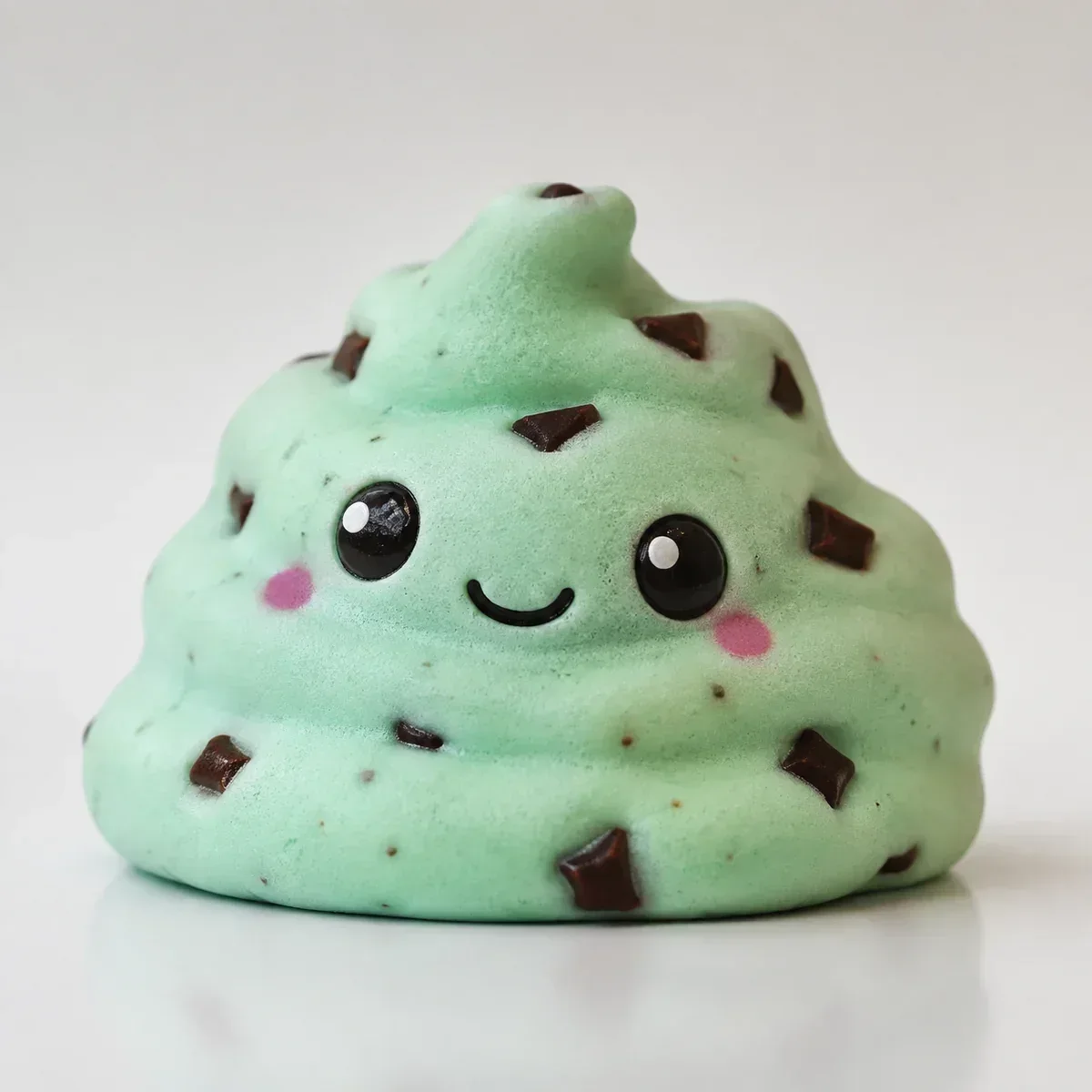 Mint Chocolate Slime Cool Mint Scented Slime squishy — Slow-Rise PU Foam, Food & Bakery Squishy family, wholesale from factory