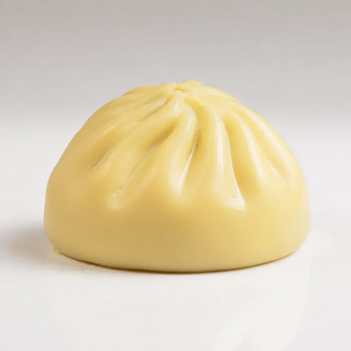 Pale Yellow Dumpling squishy — Creamy Silicone, Dumpling Squishy family, wholesale from factory