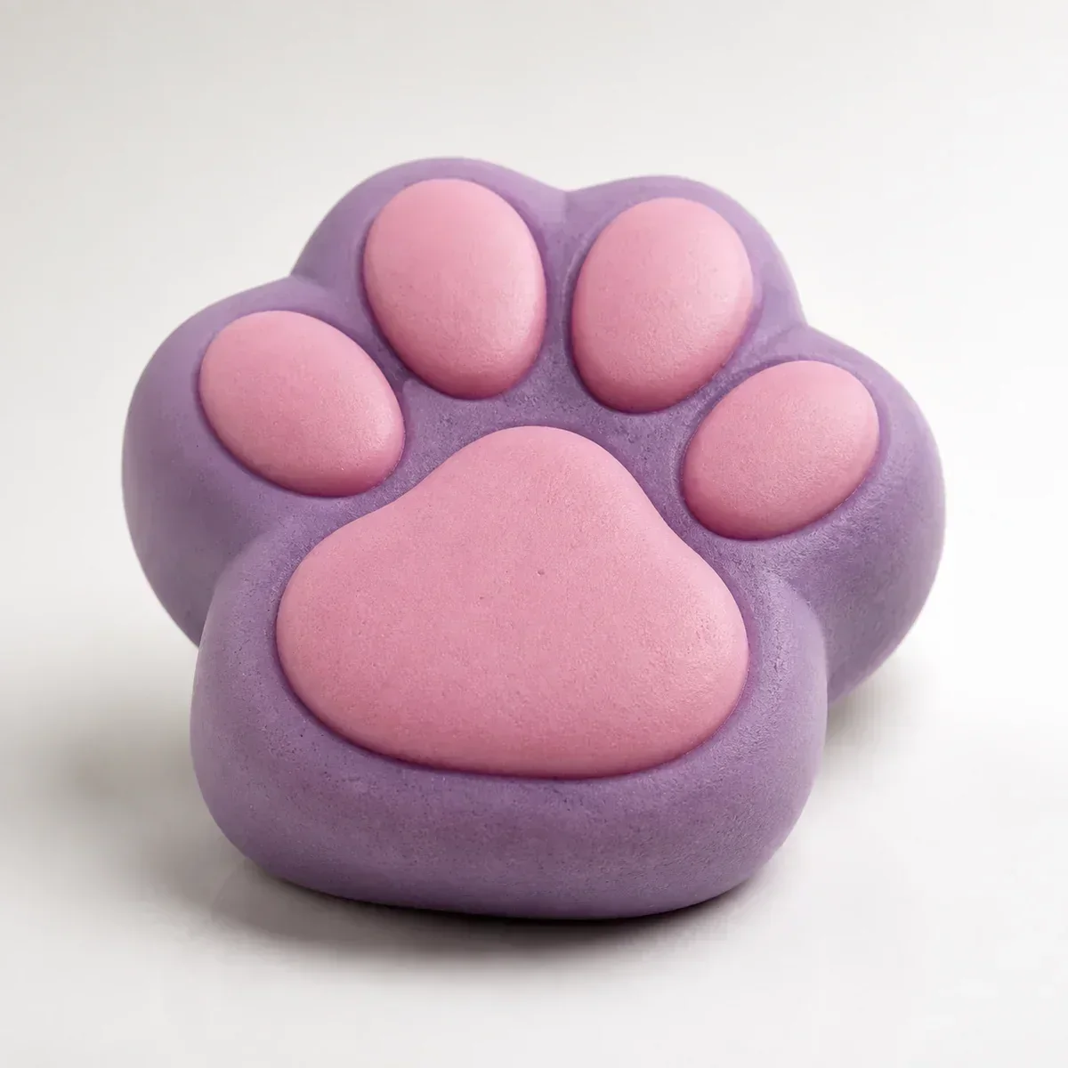 Purple Pink Cat Paw squishy — Slow-Rise PU Foam, Cat Paw Squishy family, wholesale from factory