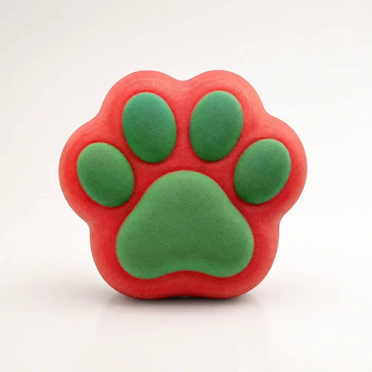 Red & Green Christmas Paw squishy — Slow-Rise PU Foam, Cat Paw Squishy family, wholesale from factory