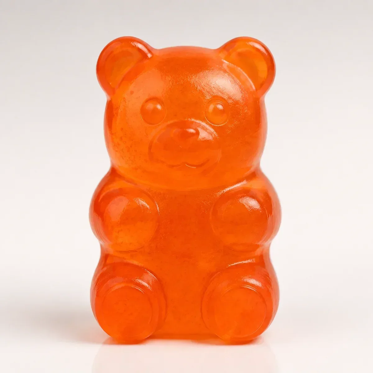 Red-Orange Gummy Bear squishy — Gummy, Fruit Squishy family, wholesale from factory