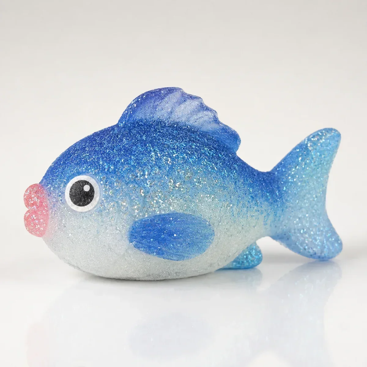 Small Fish glitter gel squishy — Slow-Rise PU Foam, Animal Squishy family, wholesale from factory