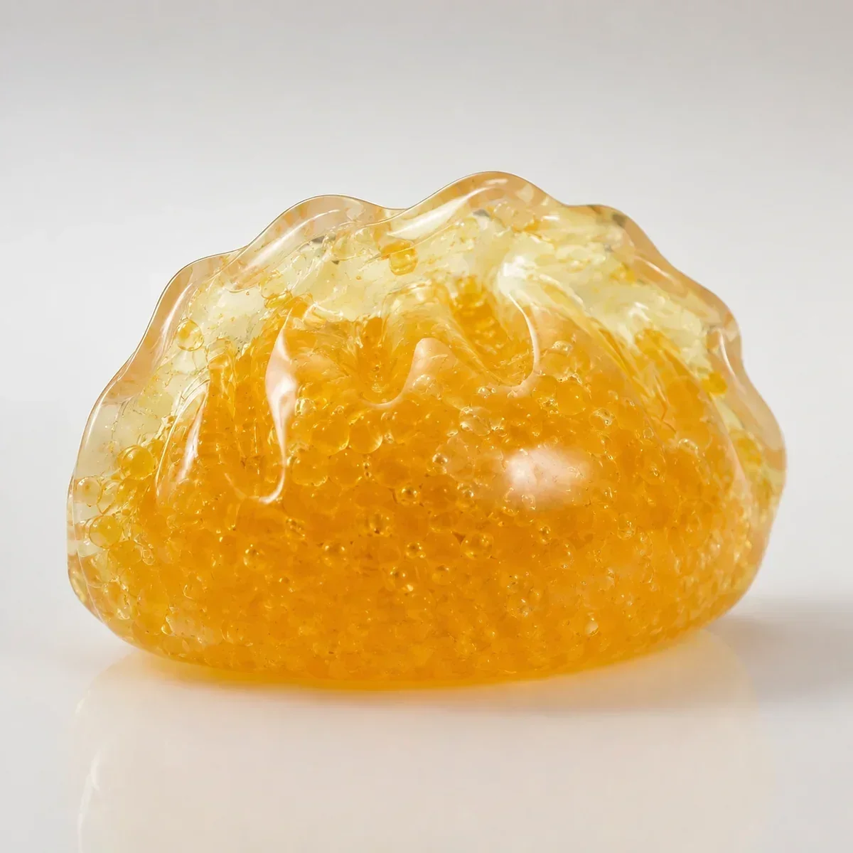 Ultra Rare Lucky Gold Dumpling squishy — Crunchy TPR, Dumpling Squishy family, wholesale from factory